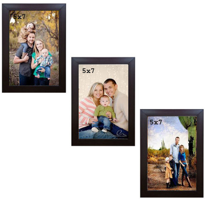 

Forever MDF Photo Frame(Brown, 3 Photos)