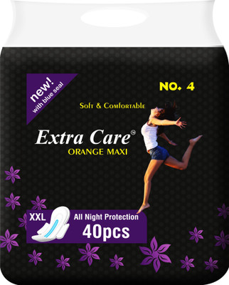 

Extra Care Orange Thick Sanitary Pad(Pack of 40)