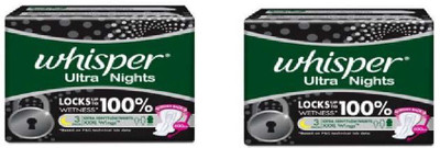 

whisper ultra clean wings Sanitary Pad(Pack of 2)