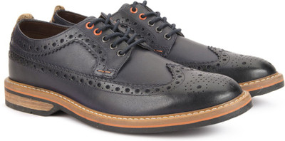 

Clarks PITNEY LIMIT BLUE LEATHER Lace Up For Men(Blue