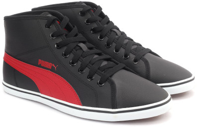 

Puma Elsu v2 Mid SL IDP Sneakers For Men(Black, Puma black-barbados cherry