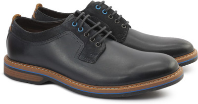 

Clarks PITNEY WALK DARK BLUE LEA Lace Up For Men(Blue