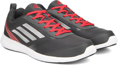

ADIDAS ADIRAY M Running Shoes For Men(Black, Utiblk/silvmt/rayred
