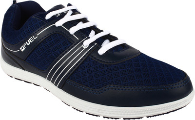 

Fuel Mens Boys Solid Laced Up Casuals For Men(Navy, White