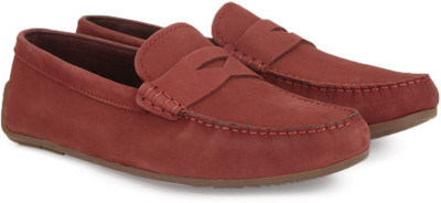 

Clarks REAZOR DRIVE BRICK NUBUCK Loafers For Men(Red