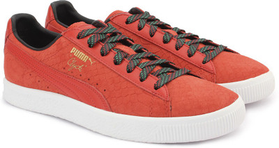 

Puma Clyde GCC Sneakers For Men(Red, High risk red-puma black