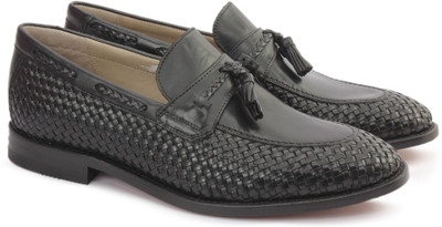 

Clarks TWINLEY FREE BLACK WEAVE Slip On For Men(Black