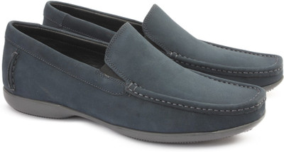 

Clarks Finer Sun Denim Blue Nbk Loafers For Men(Blue