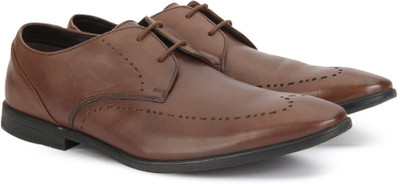 

Clarks BAMPTON LIMIT TAN LEATHER Lace Up For Men(Tan