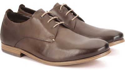 

Clarks CHINLEY WALK WALNUT LEATHER Lace Up For Men(Brown
