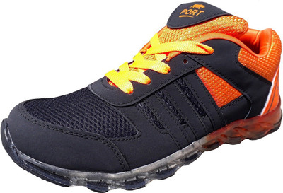 

Parbat Port Men's Sports Walking Shoes For Men(Orange, Black, Multicolor