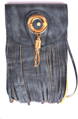 

AASHYA MAYRO Women Casual Grey Leatherette Sling Bag