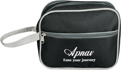

Apnav RBR LBK Travel Shaving Kit & Bag(Black)