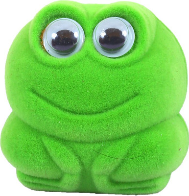 Glawen Frog shaped Ring Box, Designer Ring Boxes Vanity Box(Green)