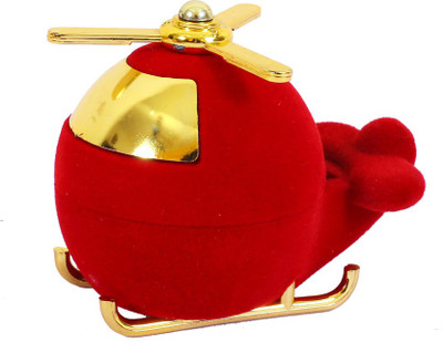 

Glawen Helicaptor shaped Toy Ring Box Vanity Box(Red)