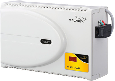 

V-Guard VN 400 Smart with Digital Display for 1.5 Ton A.C (160V To 280V) Voltage Stabilizer(Grey)
