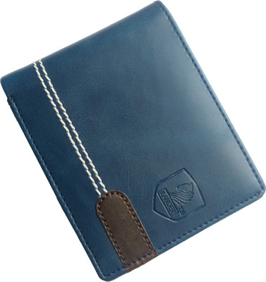 

LANDER Men Blue Artificial Leather Wallet(6 Card Slots)
