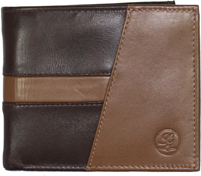 

STYLE 'n GRANDEUR Men Casual Brown Genuine Leather Wallet(6 Card Slots), Broen