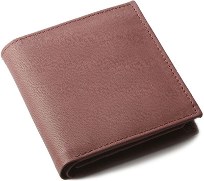 

OHM New York Men Tan Genuine Leather Wallet(6 Card Slots)