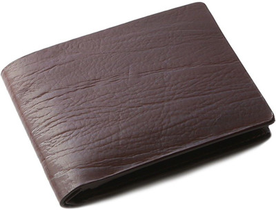 

OHM New York Men Brown Genuine Leather Wallet(8 Card Slots)