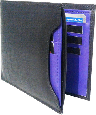

NUKAICHAU Men Blue Genuine Leather Wallet(11 Card Slots), Cobo blk blu 11