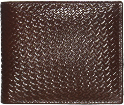 

STYLE 'n GRANDEUR Men Brown Genuine Leather Wallet(3 Card Slots)