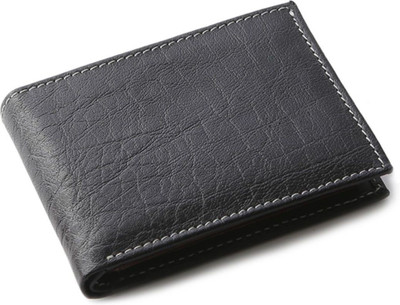 

OHM New York Men Black Genuine Leather Wallet(6 Card Slots)