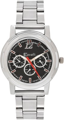Cavalli CW 233 Black Trendy Dial Stainless Steel Watch  - For Men   Watches  (Cavalli)