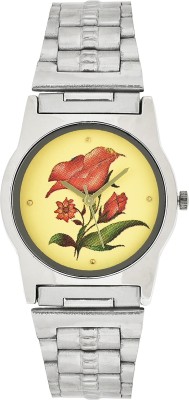 Cavalli CW 382 Red Flower Dial Stainless Steel Watch  - For Women   Watches  (Cavalli)
