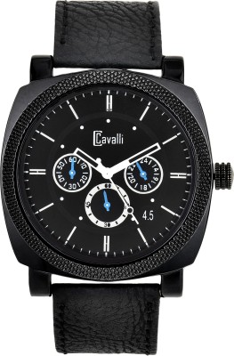 Cavalli CW 345 Black Trendy Dial Watch  - For Men   Watches  (Cavalli)