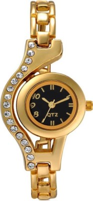 RJ Creation Diamond Sudded Gold Chain Watch  - For Women   Watches  (RJ Creation)