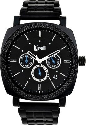 Cavalli CW 346 Black Trendy Dial Chain Watch  - For Men   Watches  (Cavalli)