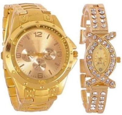 RJ Creation RG and AKS G0023 fancy diamond studded Watch  - For Men & Women   Watches  (RJ Creation)