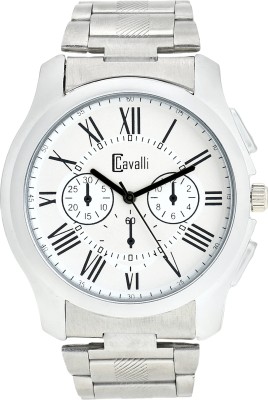 Cavalli CW 368 White Dial Stainless Steel Watch  - For Men   Watches  (Cavalli)