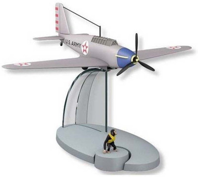 

ENTERTAINMENTSTORE Tintin American Plane Figure(Grey)