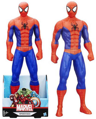 blue spiderman figure