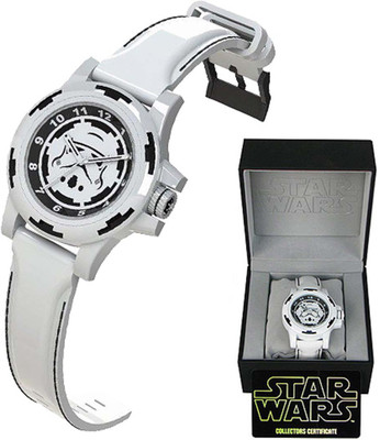 ENTERTAINMENTSTORE Star Wars Stormtrooper Collectors Watch(White)