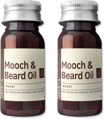 

Ustraa By Happily Unmarried Mooch & Beard Oil (Set of 2)(70 ml)