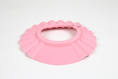 

Safe-O-Kid Pack of 4 - No Tears, Fit-all Adjustable Kid's Shampoo Hat(Pink)