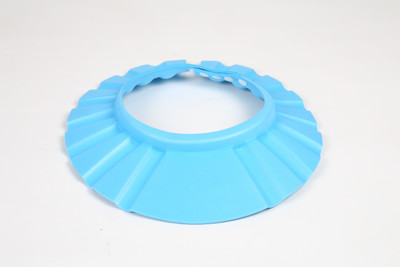 

Safe-O-Kid Pack of 4 - No Tears, Fit-all Adjustable Kid's Shampoo Hat(Blue)