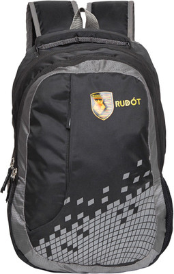 

Rudot RDB101BLK 2.5 L Backpack(Black, Grey)