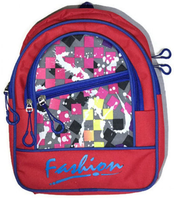 

fashion bazaar india school bag unisex boy girl 25L 25 L Backpack(Red)