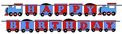 

PARTY PROPZ THOMAS THE TANK HAPPY BIRTHDAY Banner(8 ft, Pack of 1)