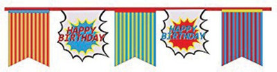 

PARTY PROPZ SUPER HERO THEME STRING Banner(8 ft, Pack of 1)