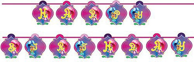 PARTY PROPZ SHIMMER AND SHINE HAPPY BIRTHDAY Pennant Banner(8 ft, Pack of 1)