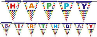 

PARTY PROPZ BIG DOT HAPPY BIRTHDAY THEME Banner(8 ft, Pack of 1)