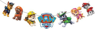 PARTY PROPZ PAW PETROL THEME STRING BANNER Pennant Banner(8 ft, Pack of 1)