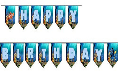 

PARTY PROPZ DORY HAPPY BIRTHDAY Banner(8 ft, Pack of 1)