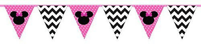 

PARTY PROPZ MINNIE MOUSE THEME Pennant Banner(8 ft, Pack of 1)