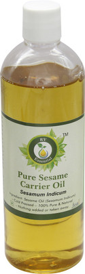 

R V Essential Pure Sesame Carrier Oil- Sesamum Indicum (100% Pure and Natural Cold Pressed)(100 ml)
